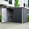 Abri à Vélos En Acier Anthracite Monopente 2,05m² + Kit D'ancrage - DURAMAX -Jardin Abris Magasin abri a velos en acier anthracite monopente 205m kit d ancrage duramax