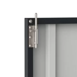 Abri à Vélos En Acier Anthracite Monopente 2,05m² + Kit D'ancrage - DURAMAX -Jardin Abris Magasin abri a velos en acier anthracite monopente 205m kit d ancrage duramax 3