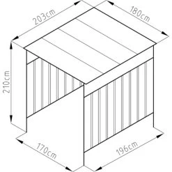 Abri à Vélos En Acier Thermolaqué Gris Anthracite 3,6m² Westmann -Jardin Abris Magasin abri a velos en acier thermolaque gris anthracite 36m westmann 5