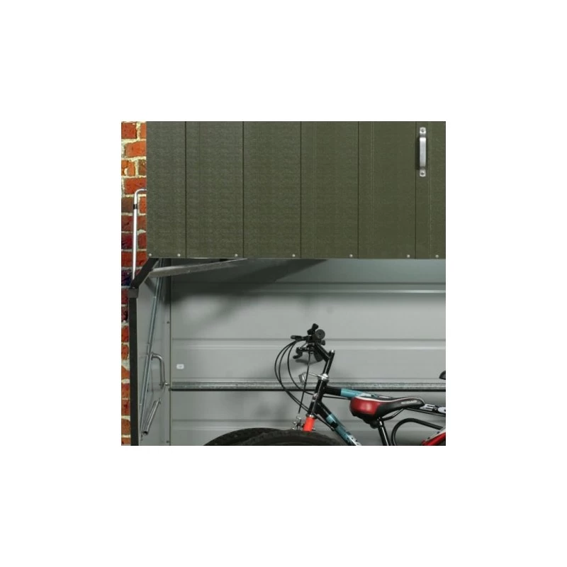 Abri à Vélos En Métal 1750L Vert 1,74m² + Kit D'ancrage TRIMETALS 7 Abri à Vélos En Métal 1750L Vert 1,74m² + Kit D'ancrage TRIMETALS – Image 5
