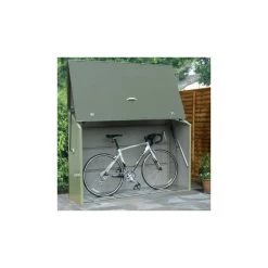 Abri à Vélos En Métal Sesame 1500L Vert 1,41m² TRIMETALS -Jardin Abris Magasin abri a velos en metal sesame 1500l vert 141m trimetals 3