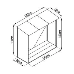 Abri Bûches En Métal 1,37m² Imitation Bois Vieilli 7 Abri Bûches En Métal 1,37m² Imitation Bois Vieilli -Jardin Abris Magasin abri buches en metal 137m imitation bois vieilli 2