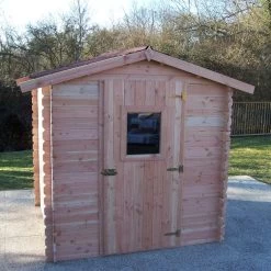 Abri En Douglas DALIA 4,71m² En Madriers 20mm - HABRITA 12 Abri En Douglas DALIA 4,71m² En Madriers 20mm - HABRITA -Jardin Abris Magasin abri dalia 482m en madriers douglas 20mm sans plancher habrita 1 4