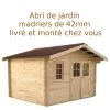 Abri De Jardin 13,09m² – Madriers 42mm Livré Et Monté -Jardin Abris Magasin abri de jardin 1291m madriers 42mm livre et monte