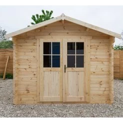 Abri De Jardin 9m² PLUS En Bois 40mm Brut Gardy Shelter 12 Abri De Jardin 9m² PLUS En Bois 40mm Brut Gardy Shelter -Jardin Abris Magasin abri de jardin 9m plus en bois 40mm brut gardy shelter 4