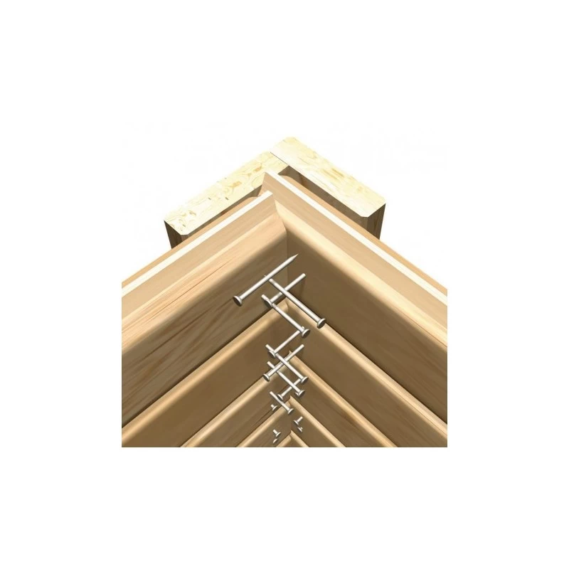 Abri De Jardin Adossé En Bois Certifié 4,85m² Juist 3 - Karibu 7 Abri De Jardin Adossé En Bois Certifié 4,85m² Juist 3 - Karibu – Image 5