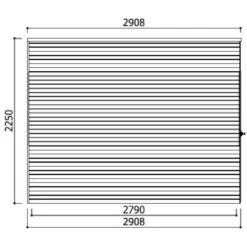Abri De Jardin Bari 8,69m² En Bois Traité Autoclave 19mm Avec Double Porte - SOLID -Jardin Abris Magasin abri de jardin bari 869m en bois traite autoclave 19mm avec double porte solid 2