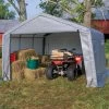Abri De Jardin Démontable 13m² En Acier Et Polyéthylène Gris – Shelter Logic 1 Abri De Jardin Démontable 13m² En Acier Et Polyéthylène Gris – Shelter Logic -Jardin Abris Magasin abri de jardin demontable 13m en acier et polyethylene gris shelter logic