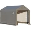 Abri De Jardin Démontable 5,4m² En Acier Et Polyéthylène Gris – Shelter Logic -Jardin Abris Magasin abri de jardin demontable 54m en acier et polyethylene gris shelter logic
