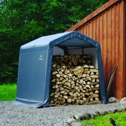 Abri De Jardin Démontable 5,76m² En Acier Et Polyéthylène Gris – Shelter Logic -Jardin Abris Magasin abri de jardin demontable 576m en acier et polyethylene gris shelter logic 4