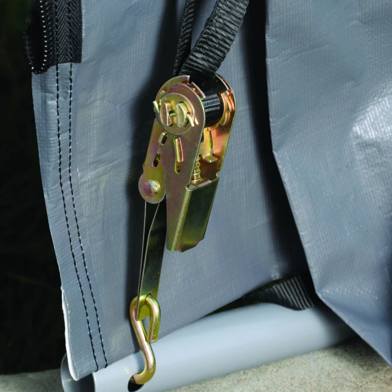 Abri De Jardin Démontable 5,76m² En Acier Et Polyéthylène Vert – Shelter Logic 8 Abri De Jardin Démontable 5,76m² En Acier Et Polyéthylène Vert – Shelter Logic – Image 6