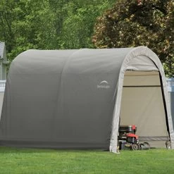 Abri De Jardin Démontable 9m² à Toit Arrondi En Acier Et Polyéthylène Gris – Shelter Logic -Jardin Abris Magasin abri de jardin demontable 9m a toit arrondi en acier et polyethylene gris shelter logic 2