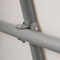 Abri De Jardin Démontable 9m² à Toit Arrondi En Acier Et Polyéthylène Gris – Shelter Logic -Jardin Abris Magasin abri de jardin demontable 9m a toit arrondi en acier et polyethylene gris shelter logic 3