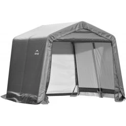 Abri De Jardin Démontable 9m² En Acier Et Polyéthylène Gris – Shelter Logic -Jardin Abris Magasin abri de jardin demontable 9m en acier et polyethylene gris shelter logic 3