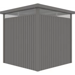 Abri De Jardin En Acier Galvanisé Kosto 5,29m² + Kit D'ancrage - X-Métal -Jardin Abris Magasin abri de jardin en acier galvanise kosto 529m kit d ancrage x metal 3