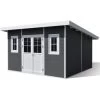 Abri De Jardin En Bois Composite 28mm Anthracite 14,90m² PREMIUM Toit Plat - Woodlife Garden 2 Abri De Jardin En Bois Composite 28mm Anthracite 14,90m² PREMIUM Toit Plat - Woodlife Garden -Jardin Abris Magasin abri de jardin en bois composite 28mm anthracite 1490m premium toit plat woodlife garden