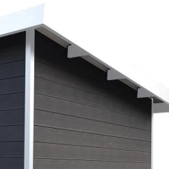 Abri De Jardin En Bois Composite 28mm Anthracite 4,41m² PREMIUM Toit Plat - Woodlife Garden 12 Abri De Jardin En Bois Composite 28mm Anthracite 4,41m² PREMIUM Toit Plat - Woodlife Garden -Jardin Abris Magasin abri de jardin en bois composite 28mm anthracite 441m premium toit plat woodlife garden 4