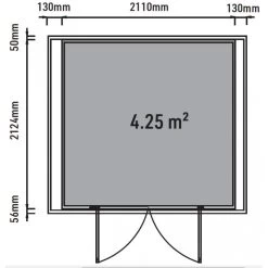 Abri De Jardin En Bois Composite 28mm Anthracite 5,28m² GORDON Skylight - Woodlife Garden -Jardin Abris Magasin abri de jardin en bois composite 28mm anthracite 528m gordon skylight woodlife garden 2