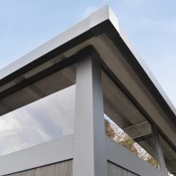 Abri De Jardin En Bois Composite 28mm Anthracite 5,28m² GORDON Skylight - Woodlife Garden -Jardin Abris Magasin abri de jardin en bois composite 28mm anthracite 528m gordon skylight woodlife garden 5