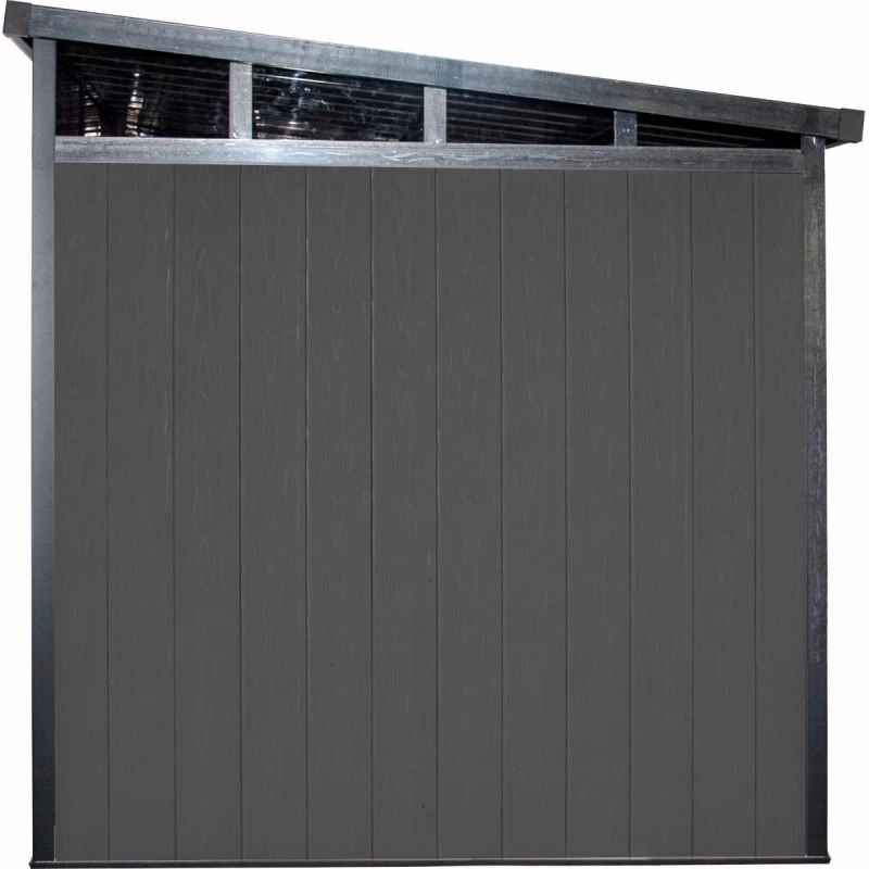 Abri De Jardin En Bois Composite 28mm Anthracite 5,28m² WINSTON Skylight - Woodlife Garden 5 Abri De Jardin En Bois Composite 28mm Anthracite 5,28m² WINSTON Skylight - Woodlife Garden – Image 3