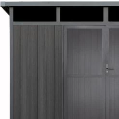 Abri De Jardin En Bois Composite 28mm Anthracite 8,09m² GORDON Skylight - Woodlife Garden 10 Abri De Jardin En Bois Composite 28mm Anthracite 8,09m² GORDON Skylight - Woodlife Garden -Jardin Abris Magasin abri de jardin en bois composite 28mm anthracite 809m gordon skylight woodlife garden 2