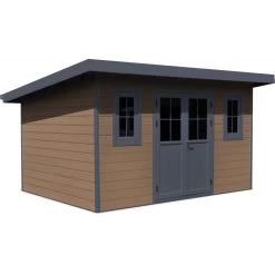 Abri De Jardin En Bois Composite 28mm Aspect Bois 12m² PREMIUM Toit Monopente - Woodlife Garden 10 Abri De Jardin En Bois Composite 28mm Aspect Bois 12m² PREMIUM Toit Monopente - Woodlife Garden -Jardin Abris Magasin abri de jardin en bois composite 28mm aspect bois 12m premium toit monopente woodlife garden 2