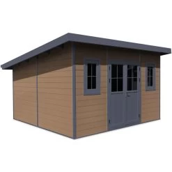 Abri De Jardin En Bois Composite 28mm Aspect Bois 14,90m² PREMIUM Toit Plat - Woodlife Garden 10 Abri De Jardin En Bois Composite 28mm Aspect Bois 14,90m² PREMIUM Toit Plat - Woodlife Garden -Jardin Abris Magasin abri de jardin en bois composite 28mm aspect bois 1490m premium toit plat woodlife garden 2