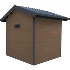 Abri De Jardin En Bois Composite 28mm Aspect Bois 4,77m² PREMIUM - Woodlife Garden -Jardin Abris Magasin abri de jardin en bois composite 28mm aspect bois 477m premium woodlife garden 3