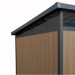 Abri De Jardin En Bois Composite 28mm Aspect Bois 5,28m² GORDON Skylight - Woodlife Garden -Jardin Abris Magasin abri de jardin en bois composite 28mm aspect bois 528m gordon skylight woodlife garden 4