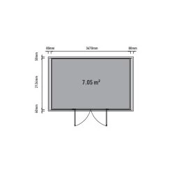 Abri De Jardin En Bois Composite 28mm Aspect Bois 8,09m² WINSTON Skylight - Woodlife Garden -Jardin Abris Magasin abri de jardin en bois composite 28mm aspect bois 809m winston skylight woodlife garden 2