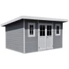 Abri De Jardin En Bois Composite 28mm Gris Clair 12m² PREMIUM Toit Plat - Woodlife Garden 1 Abri De Jardin En Bois Composite 28mm Gris Clair 12m² PREMIUM Toit Plat - Woodlife Garden -Jardin Abris Magasin abri de jardin en bois composite 28mm gris clair 12m premium toit plat woodlife garden