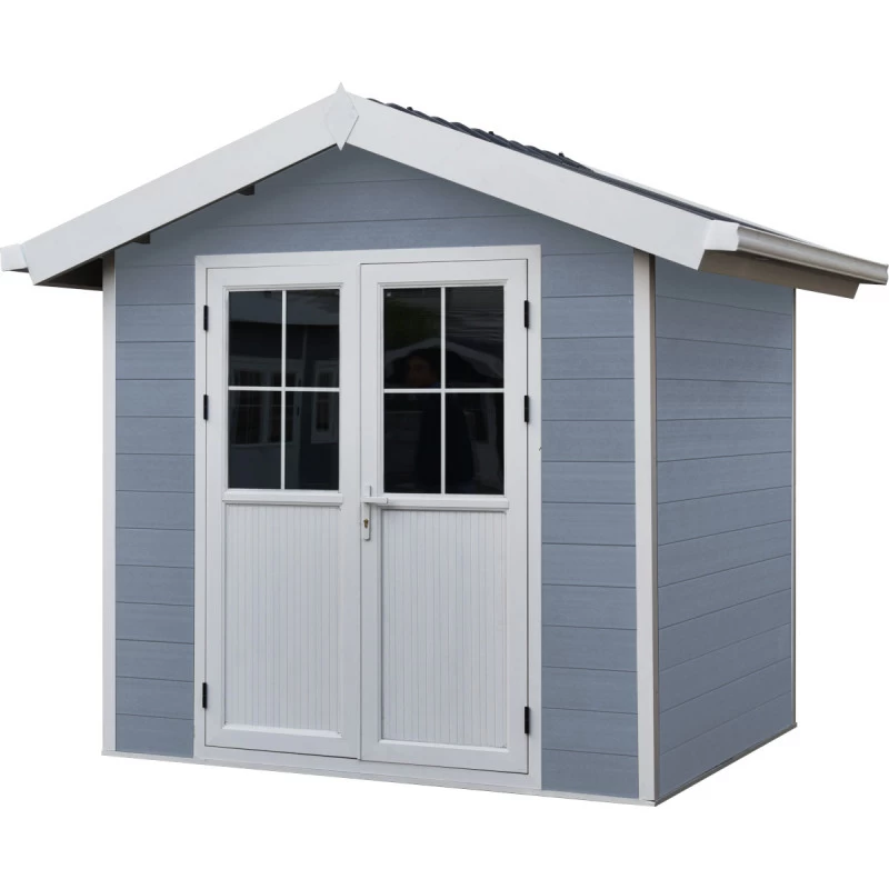 Abri De Jardin En Bois Composite 28mm Gris Clair 4,77m² PREMIUM - Woodlife Garden 3 Abri De Jardin En Bois Composite 28mm Gris Clair 4,77m² PREMIUM - Woodlife Garden