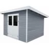 Abri De Jardin En Bois Composite 28mm Gris Clair 9m² PREMIUM Toit Plat - Woodlife Garden 1 Abri De Jardin En Bois Composite 28mm Gris Clair 9m² PREMIUM Toit Plat - Woodlife Garden -Jardin Abris Magasin abri de jardin en bois composite 28mm gris clair 9m premium toit plat woodlife garden