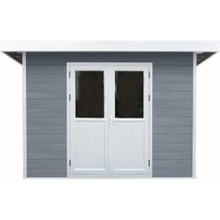 Abri De Jardin En Bois Composite 28mm Gris Clair 9m² PREMIUM Toit Plat - Woodlife Garden 10 Abri De Jardin En Bois Composite 28mm Gris Clair 9m² PREMIUM Toit Plat - Woodlife Garden -Jardin Abris Magasin abri de jardin en bois composite 28mm gris clair 9m premium toit plat woodlife garden 2