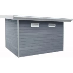 Abri De Jardin En Bois Composite 28mm Gris Clair 9m² PREMIUM Toit Plat - Woodlife Garden 11 Abri De Jardin En Bois Composite 28mm Gris Clair 9m² PREMIUM Toit Plat - Woodlife Garden -Jardin Abris Magasin abri de jardin en bois composite 28mm gris clair 9m premium toit plat woodlife garden 3
