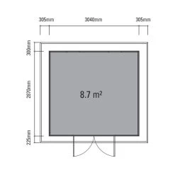 Abri De Jardin En Bois Composite 28mm Gris Clair 9m² PREMIUM Toit Plat - Woodlife Garden 13 Abri De Jardin En Bois Composite 28mm Gris Clair 9m² PREMIUM Toit Plat - Woodlife Garden -Jardin Abris Magasin abri de jardin en bois composite 28mm gris clair 9m premium toit plat woodlife garden 5