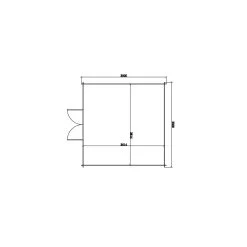 Abri De Jardin En Bois Composite 28mm Gris Foncé 14,44m² Double Porte Alu Et Double Vitrage - WoodLife Garden -Jardin Abris Magasin abri de jardin en bois composite 28mm gris fonce 1444m double porte alu et double vitrage woodlife 4