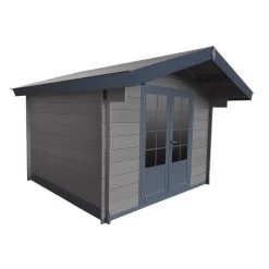 Abri De Jardin En Bois Composite 28mm Gris Foncé 9m² Double Porte Alu Et Double Vitrage - Woodlife Garden 10 Abri De Jardin En Bois Composite 28mm Gris Foncé 9m² Double Porte Alu Et Double Vitrage - Woodlife Garden -Jardin Abris Magasin abri de jardin en bois composite 28mm gris fonce 9m double porte alu et double vitrage woodlife 2