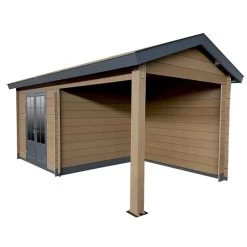 Abri De Jardin En Bois Composite Bois Vieilli 9m² + 9m² Terrasse - Woodlife Garden 10 Abri De Jardin En Bois Composite Bois Vieilli 9m² + 9m² Terrasse - Woodlife Garden -Jardin Abris Magasin abri de jardin en bois composite bois vieilli 9m 9m terrasse woodlife 2