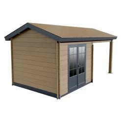 Abri De Jardin En Bois Composite Bois Vieilli 9m² + 9m² Terrasse - Woodlife Garden 11 Abri De Jardin En Bois Composite Bois Vieilli 9m² + 9m² Terrasse - Woodlife Garden -Jardin Abris Magasin abri de jardin en bois composite bois vieilli 9m 9m terrasse woodlife 3