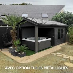 Abri De Jardin En Bois Composite Gris Foncé 9m² + 9m² Terrasse - Woodlife Garden 13 Abri De Jardin En Bois Composite Gris Foncé 9m² + 9m² Terrasse - Woodlife Garden -Jardin Abris Magasin abri de jardin en bois composite gris fonce 9m 9m terrasse woodlife 5