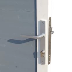 Abri De Jardin En Bois Gris Clair 3,49m² Skur 2 + Plancher – Baltic -Jardin Abris Magasin abri de jardin en bois gris clair 349m skur 2 plancher baltic 3