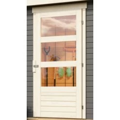 Abri De Jardin En Bois Gris Terre 6,55m² Avec Appentis De 1,50 M Freiburg 4 - Karibu -Jardin Abris Magasin abri de jardin en bois gris terre 655m avec appentis de 150 m freiburg 4 karibu 5