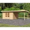 Abri De Jardin En Bois Massif 10,60m² Bastrup 7 Avec Appentis 300cm – Karibu 2 Abri De Jardin En Bois Massif 10,60m² Bastrup 7 Avec Appentis 300cm – Karibu -Jardin Abris Magasin abri de jardin en bois massif 1060m bastrup 7 avec appentis 300cm woodfeeling