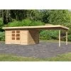 Abri De Jardin En Bois Massif 10,60m² Bastrup 7 Avec Appentis 400cm – Karibu 1 Abri De Jardin En Bois Massif 10,60m² Bastrup 7 Avec Appentis 400cm – Karibu -Jardin Abris Magasin abri de jardin en bois massif 1060m bastrup 7 avec appentis 400cm woodfeeling