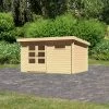 Abri De Jardin En Bois Massif 11,49m² Bastrup 8 – Karibu -Jardin Abris Magasin abri de jardin en bois massif 1149m bastrup 8 woodfeeling
