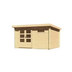 Abri De Jardin En Bois Massif 11,49m² Bastrup 8 – Karibu -Jardin Abris Magasin abri de jardin en bois massif 1149m bastrup 8 woodfeeling 3