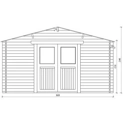 Abri De Jardin En Bois Massif 13m² PRIMO - Madriers 28mm Gardy Shelter 11 Abri De Jardin En Bois Massif 13m² PRIMO - Madriers 28mm Gardy Shelter -Jardin Abris Magasin abri de jardin en bois massif 13m primo madriers 28mm gardy shelter 3