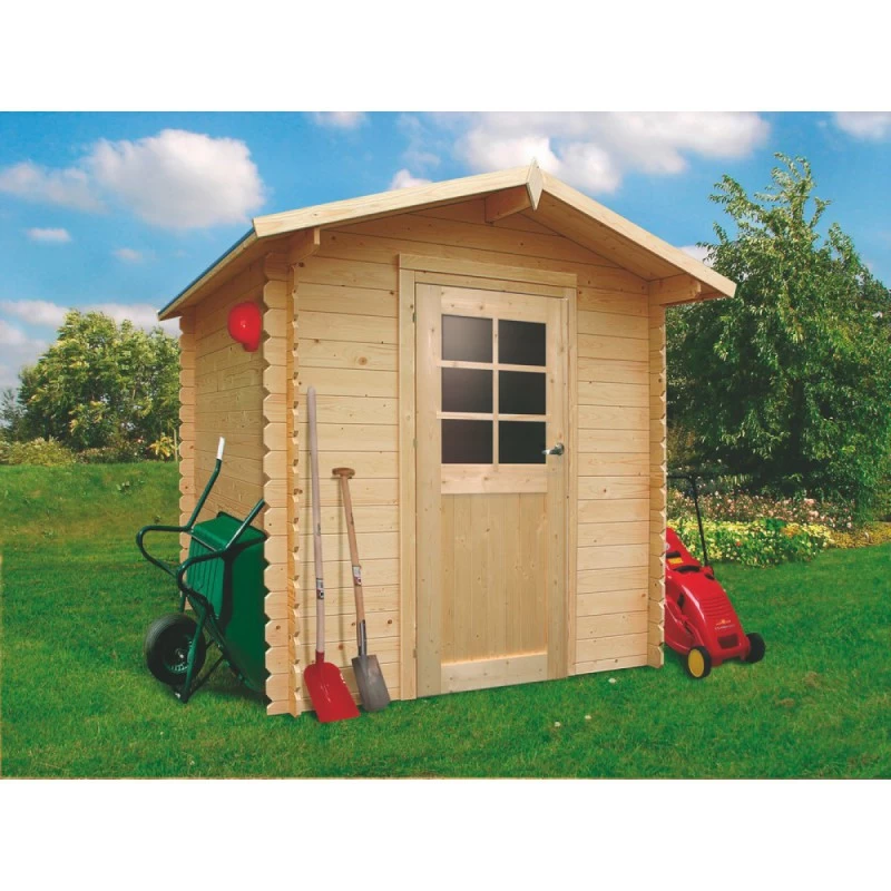 Abri De Jardin En Bois Massif 19mm Essen Porte Simple 3,92m² SOLID 3 Abri De Jardin En Bois Massif 19mm Essen Porte Simple 3,92m² SOLID