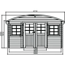 Abri De Jardin En Bois Massif 28mm 11,56m² Toit Berceau SOLID 9 Abri De Jardin En Bois Massif 28mm 11,56m² Toit Berceau SOLID -Jardin Abris Magasin abri de jardin en bois massif 28mm 1156m toit berceau solid 2